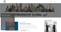 Desktop Screenshot of emprendedorglobal.info